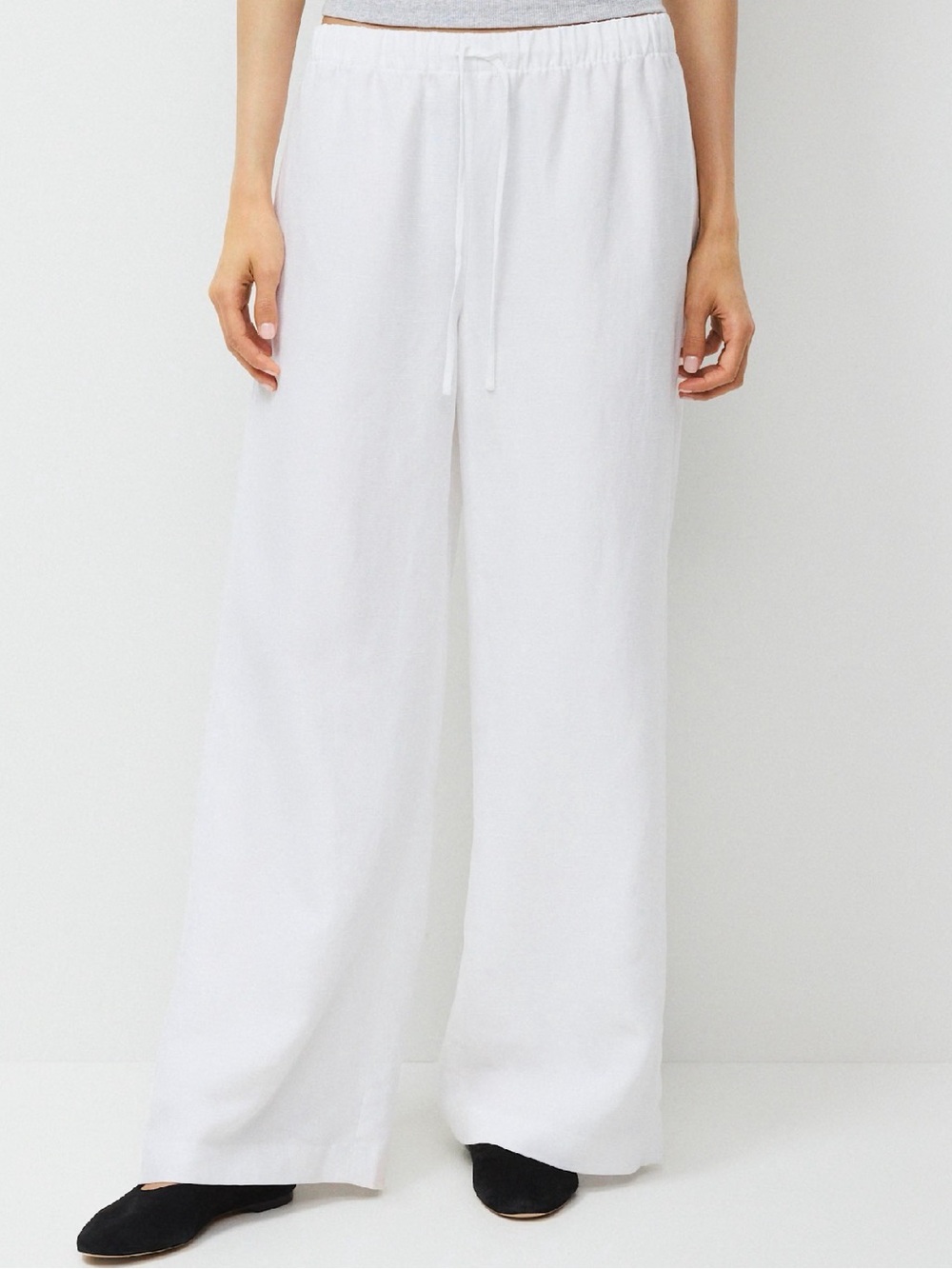 Aritzia Lodge Pant CruiseLinen Women's Wide-Leg Drawstring Pants Wilfred